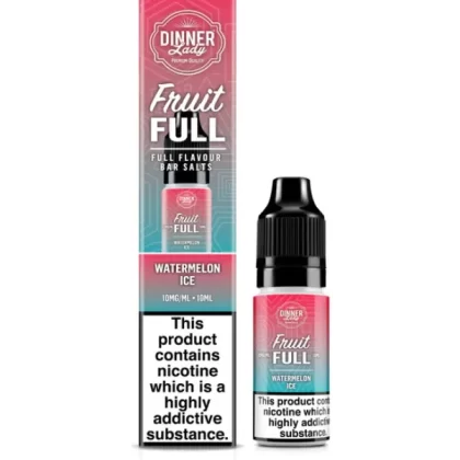 WATERMELON ICE BAR SALTS DINNER LADY FRUIT FULL 10ML E-LIQUID