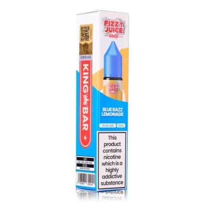 Blue Razz Lemonade By Fizzy Juice Salt 10ml - Nicotine Strength#10mg (Salt)>20mg (Salt)