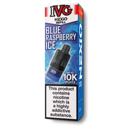 Blue Raspberry Ice Nexio Refill Pod by IVG - Ecigarettedirect Co