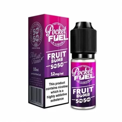 Pocket Fuel Fruit Bomb 50/50 E Liquid (10ml)