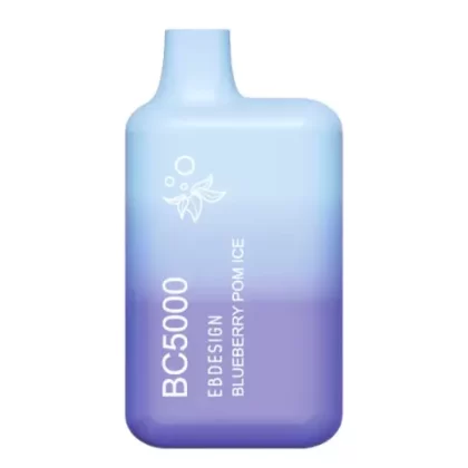 (ELF BAR) EBDESIGN BC5000 Disposable Vape – 5000 puff – Blueberry Pom Ice