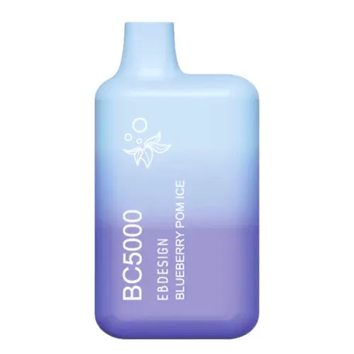 (ELF BAR) EBDESIGN BC5000 Disposable Vape – 5000 puff – Blueberry Pom Ice