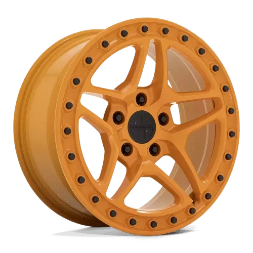 Victor Equipment BERG 17X8 5X130 ET10 GLOSS ORANGE W/ BLACK BOLTS