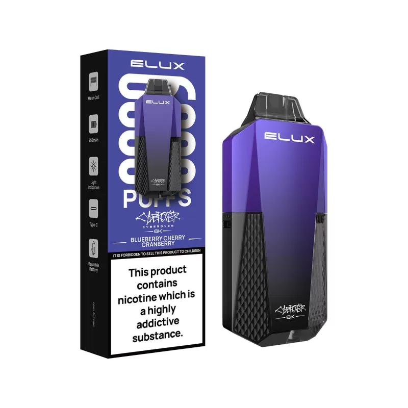 Elux Cyberover 6K Pod Kit - 10 Pack - Lemon & Lime - Image 2