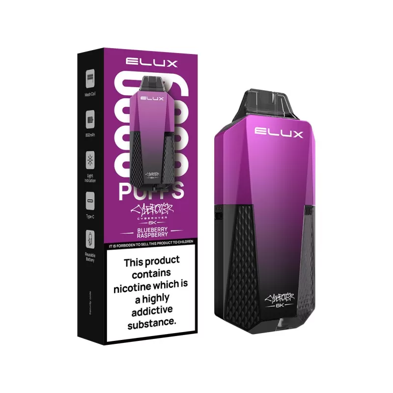Elux Cyberover 6K Pod Kit - 10 Pack - Lemon & Lime - Image 3