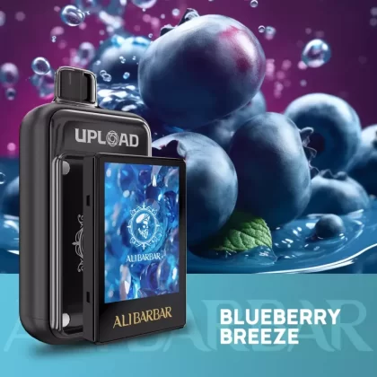 ALIBARBAR UPLOAD 25000 PUFFS – Blueberry Breeze - Oil Tank + Screen, Oil Tank Only (5DD346)