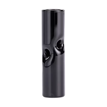 POTV Cooling Dimpled Glass Stem - Color#Black>White>Blue>Fluorescent