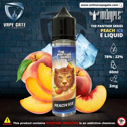 Peach Ice - The Panther Series Ice Elqiuid by Dr. Vapes - 3 mg /