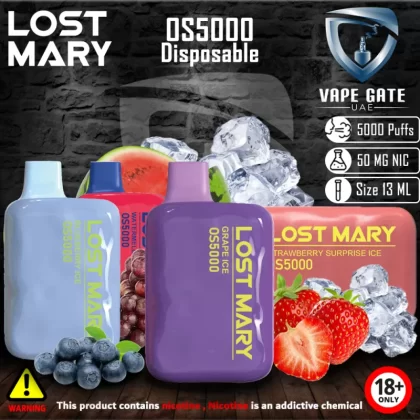 Lost Mary OS5000 Disposable Vape - 50 mg / Strawberry Pina Colada