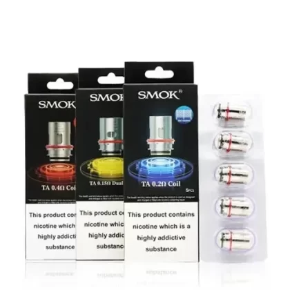 SMOK TA Replacement Coils - 0.2 Ohm, 0.4 Ohm