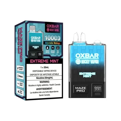 Oxbar Maze Pro -Extreme Mint – 10000 Puffs - Eliquidsupply