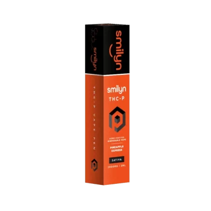 Smilyn Sativa THC-P Disposable Pen - strain flavor#Sativa Pineapple Express 1ML>Sativa Pineapple Express 2ML (6C4B4E)