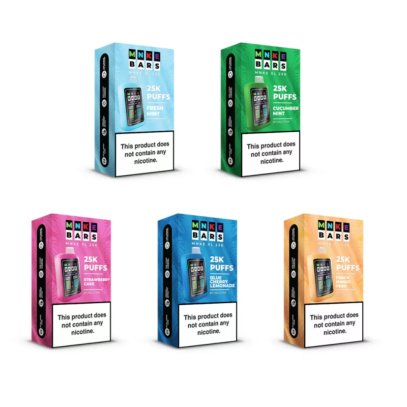 MNKE Bars XL 25K Zero Nicotine Disposable - 25,000 Puffs *** - Fresh Mint