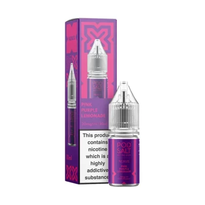 Pod Salt Nexus Pink Purple Lemonade Nic Salt - Vape Product, Vape Product