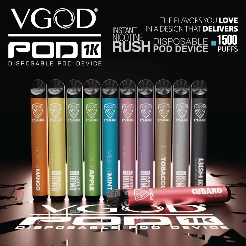 Vgod Pod 1k Puffs Disposable Vape Device - Image 2