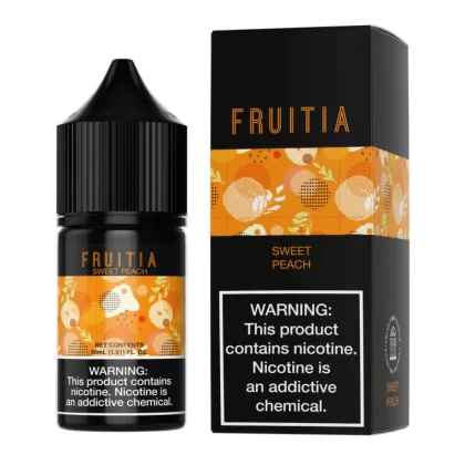 Fruitia Salt Nic E-Liquid 30ml - Peach Pear Clementine / 35mg