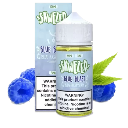 Skwezed Blue Raspberry 100ml - Vape Product, Vape Product