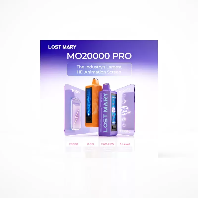 Lost Mary MO20000 PRO 20000 Puffs Vape Desechable 18ml 5% Nic - Fumotvapemexico