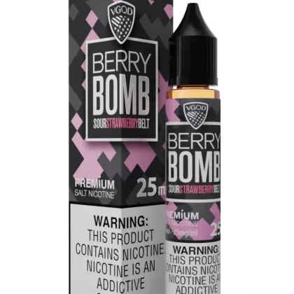 Vgod Iced Berry Bomb SALT Eliquid - 20 MG SALT NIC, 25MG SALT NIC.; Vape Product, Vape Product (56B9BA)