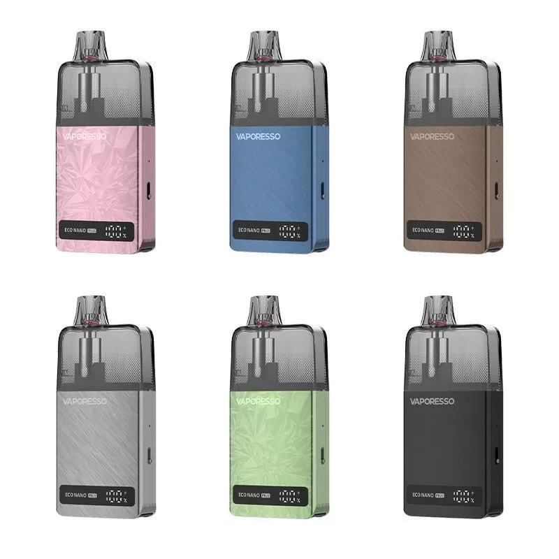 Vaporesso Eco Nano Plus 23W Pod System Kit - Midnight Black, Mocha Brown (8591E7)