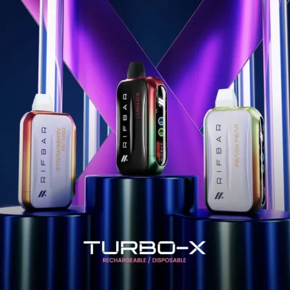 RIFBAR Turbo X 25K Rechargeable Disposable Device – 25000 Puffs - Triple Berry
