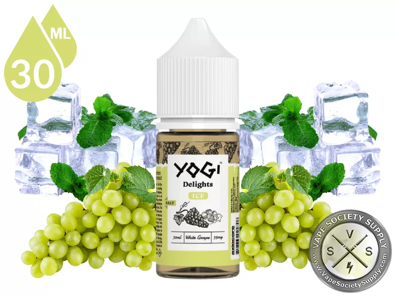 White Grape Ice by YOGI Delights Salt 30ml - Vape Product, Vape Product