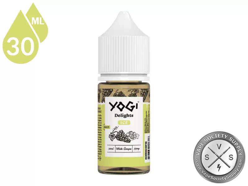 White Grape Ice by YOGI Delights Salt 30ml - Vape Product, Vape Product - Image 3