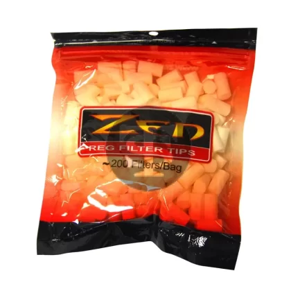 Zen Filter Tips Regular White 200 Tips Per Bag
