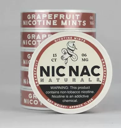 Buy Nic Nac Grapefruit 6mg Nic Pouch Online | Nicotine Mints
