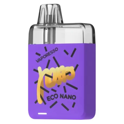 Vaporesso Eco Nano Vape Pod Kit - Color#Creamy Purple>Peach Pink>Spring Green>Summery Yellow