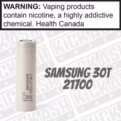 Samsung 30T 21700 3000mah Flat Top