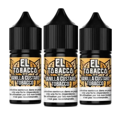 El Tobacco – Vanilla Custard Tobacco E-liquide 30ml - Vape Product, Vape Product