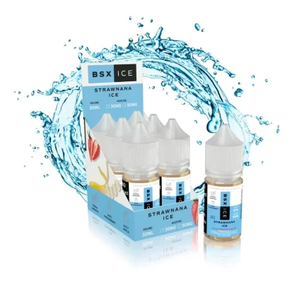 Strawnana Ice – BSX Ice Nic Salts