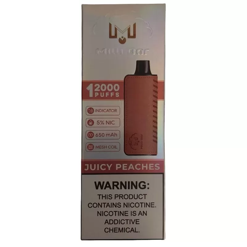 Juicy Peaches – Milli Bar 12000 - Vape Store