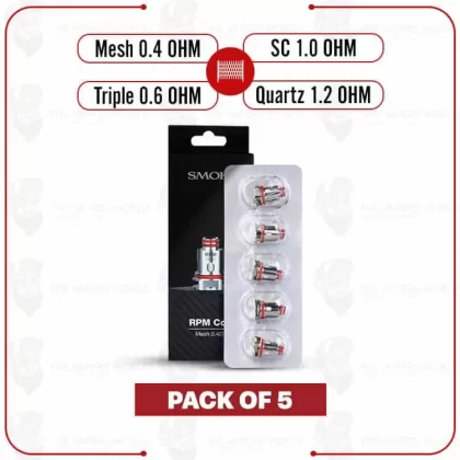 SMOK RPM Replacement Coil – 5PK - Thevapersworld