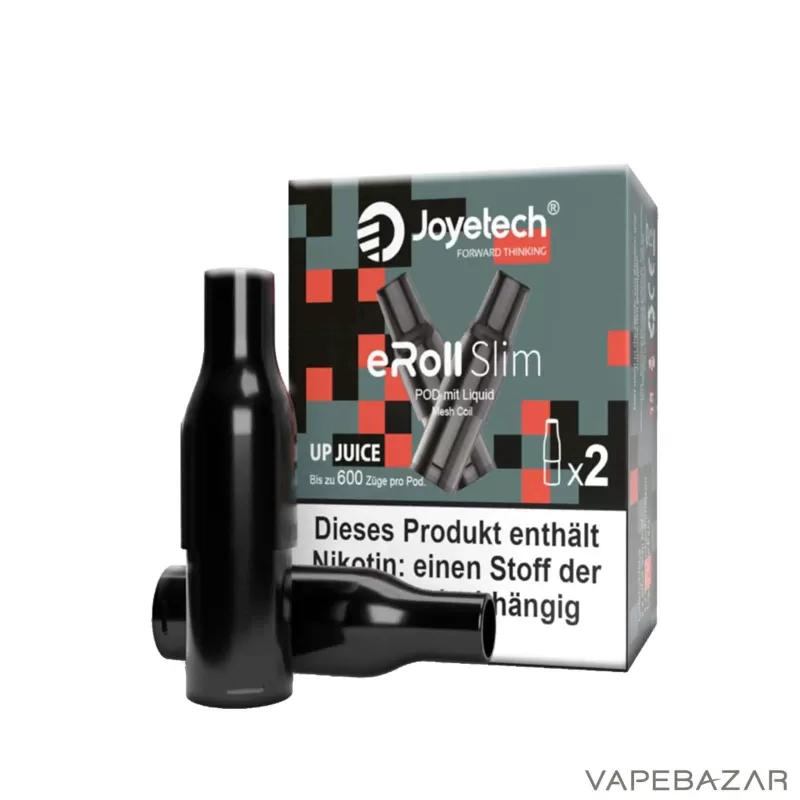 Joyetech eRoll Slim Prefilled Pod – Up Juice (2er Pack) - Joyetech / 20mg/ml / 2ml / ca. 600 / Propylenglykol / Nikotin / Glycerin / Aromen / Nein / Energy Drink - Image 3