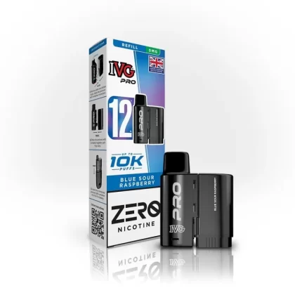 IVG Pro 12 Refill Pods - 0 Nicotine - Fizzy Cherry - Box of 5