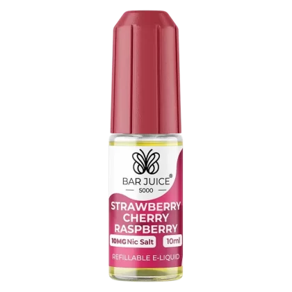 Bar Juice 5000 Strawberry Cherry Raspberry Nic Salt Vape Juice 10ml
