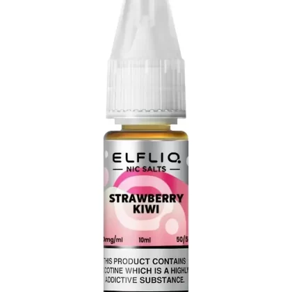 Elf Bar Elfliq Strawberry Kiwi Nic Salt Vape Juice - Strength 10mg