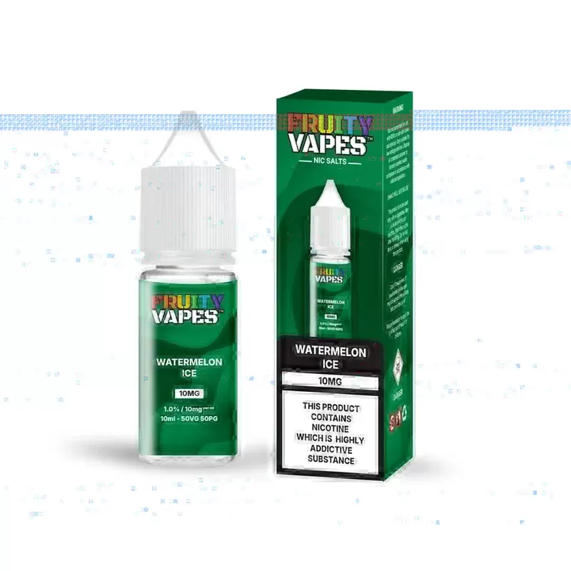 Watermelon Ice Fruity Vapes Nic Salt 10ml Vape Juice