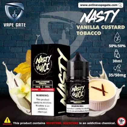 Vanilla Custard Tobacco - Nasty 30ml