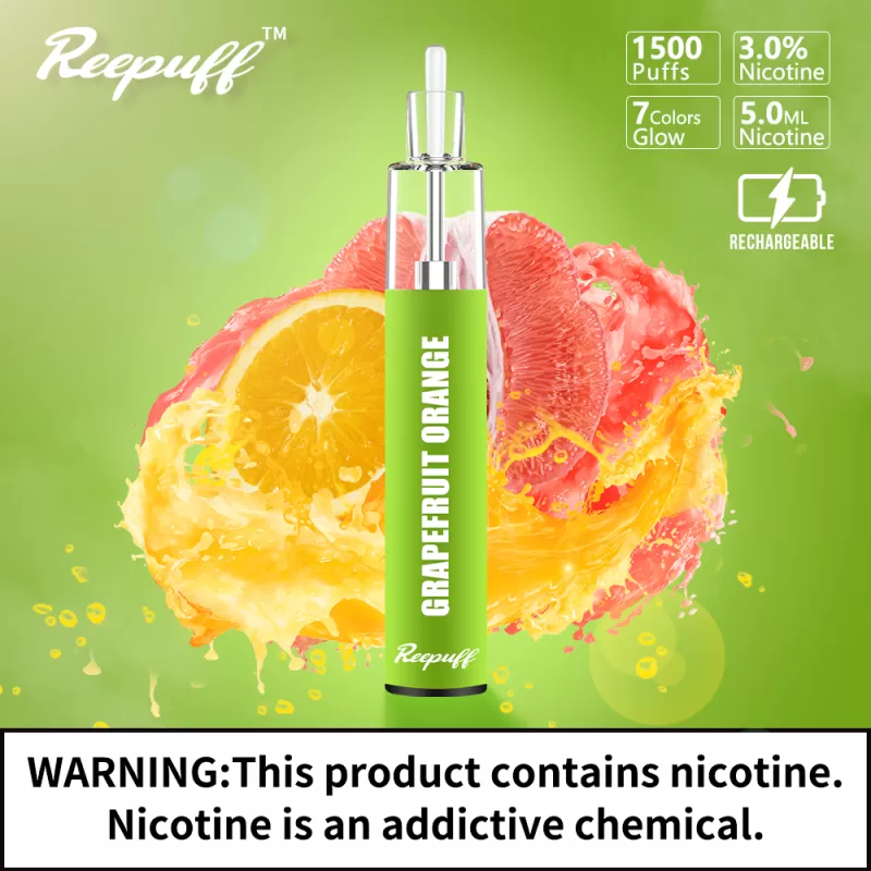 Reepuff Glow Disposable Pod Device (1500 Puffs - 30mg) - Cool Mint - Image 2