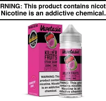 STRAW GUAW BY VAPETASIA KILLER FRUITS 100ML - Vapejuice