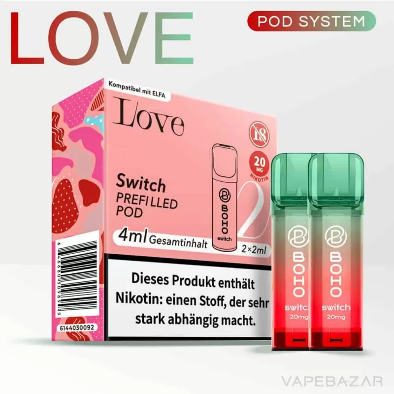BOHO Switch Pod – Love – 2er Pack - Boho / 20mg/ml - Image 2