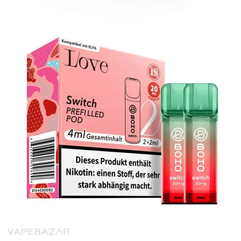 BOHO Switch Pod – Love – 2er Pack - Boho / 20mg/ml - Image 3