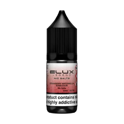 Strawberry Watermelon Bubblegum Nic Salt by Elux 10ml - Ecigwizard