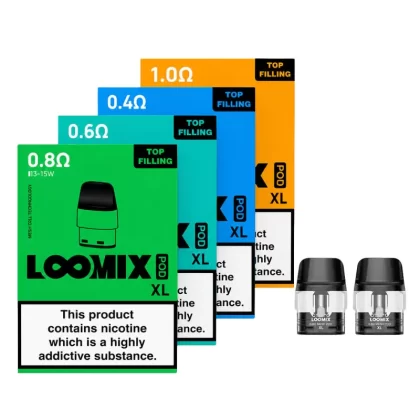 Aspire Loomix Replacement Pods - 2pack - 0.6ohm XL