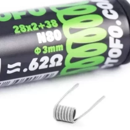 Wotofo Dual Core Fused Clapton Coils 0.62ohm - Ejuicewarehouse