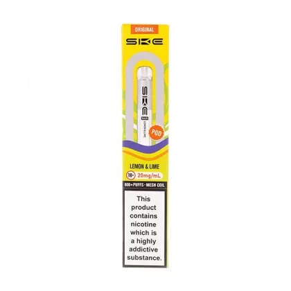 Lemon Lime Crystal Bar 600 Prefilled Pod by SKE