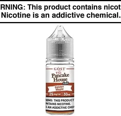 GOLDEN MAPLE BY PANCAKE HOUSE SALTS 30ML - Vapejuice
